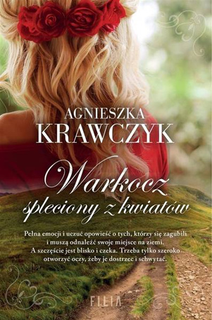 Warkocz spleciony z kwiatów