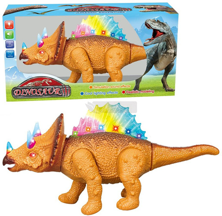 Dinozaur chodzący na baterie z głosem