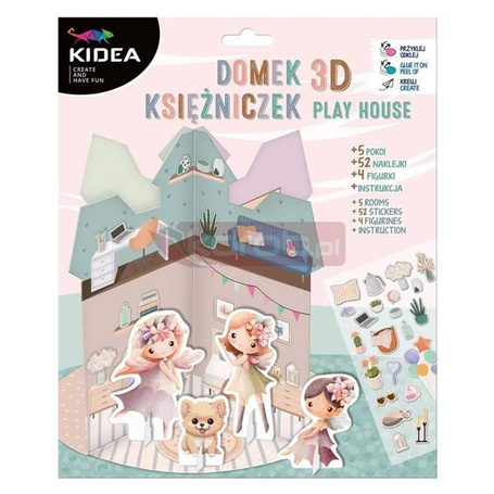 Domek 3D dla księżniczek KIDEA