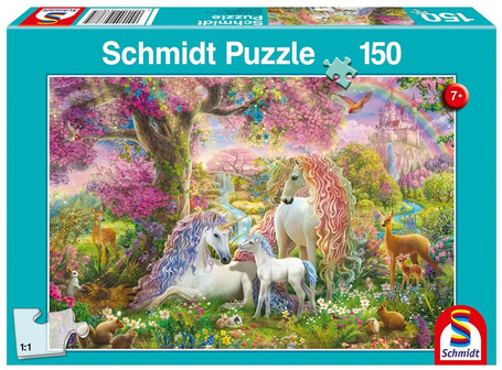 Puzzle 150 Rodzina jednorożców G3