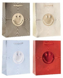 Torebka ozdobna 18x23x8cm hot-stamp mix ROZETTE