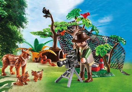 PLAYMOBIL 5561 Rodzina rysiów z kamerzystą