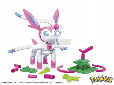 MEGA CONSTRUX KLOCKI 73 elem POKEMON Sylveon Nymphali HTJ01