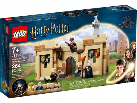 LEGO HARRY POTTER 76395 HOGWART PIERWSZA LEKCJA LATANIA zestaw klocków +7