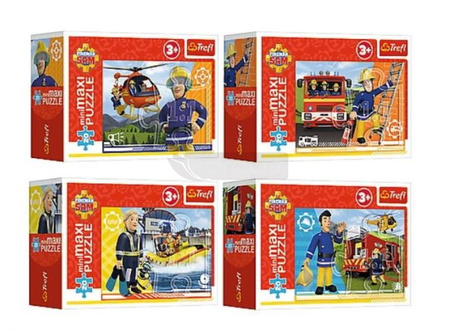 Puzzle 20 miniMaxi Bohaterski Strażak Sam mix