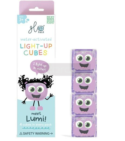 Kostki sensoryczne świecące w wodzie Lumi fiolet