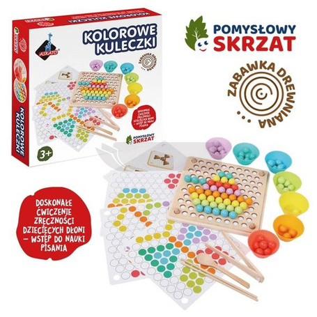Pomysłowy skrzat - kolorowe kuleczki