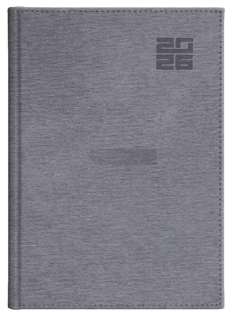 Kalendarz 2026 A4 tygodniowy Aluminium srebrny