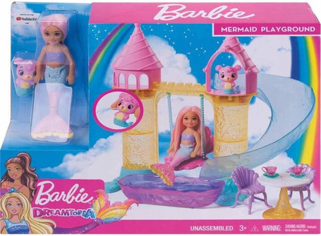 Lalka Barbie Plac zabaw Syrenki FXT20