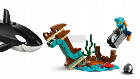 LEGO CITY 60368 ŁÓDŹ BADACZA ARKTYKI zestaw klocków dla dzieci +7 lat