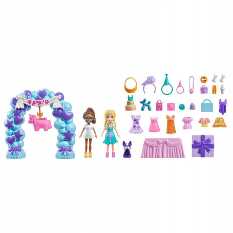 LALKA POLLY POCKET URODZINOWE PRZYJĘCIE zestaw do zabawy dla dzieci +4 l JCC33