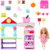 BARBIE CHELSEA SKLEPIK Z ZABAWKIAMI ZESTAW DO ZABAWY z lalką + akcesoria HNY59