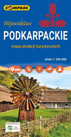 Mapa atrakcji turystycznych Podkarpackie