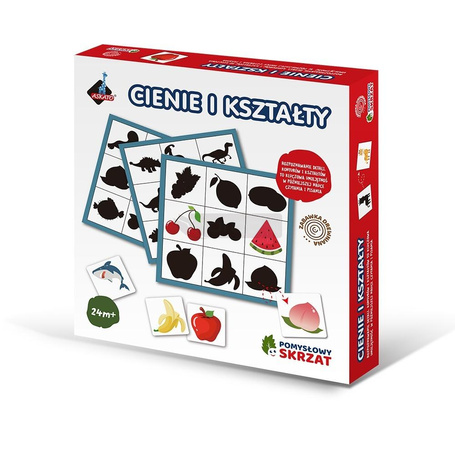 Pomysłowy skrzat cienie i kształty