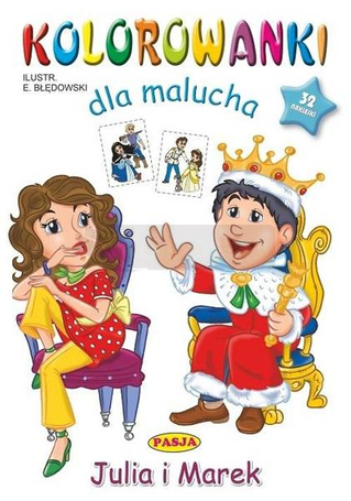 Kolorowanki dla malucha - Julia i Marek