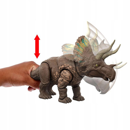 JURASSIC WORLD DINOZAUR Rebirth Eotriceratops, gigantyczny atak JGB93