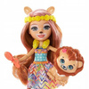 Lalka Enchantimals Lacey Lion Salon Fryzur GTM29