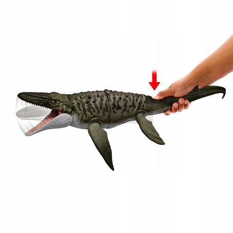 JURASSIC WORLD DINOZAUR Atak paszczą Mozazaur duża figurka 65cm JCH00