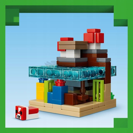 KLOCKI LEGO MINECRAFT 21589 Minibiomy, zestaw klocków dla dzieci +12 lat