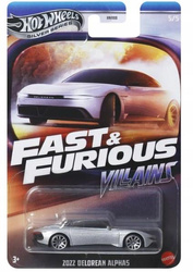 HOT WHEELS Silver Series FAST & FURIOUS VILLAINS 5/5 2022 DeLoran Alpha 5 JBY38