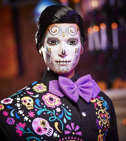 Lalka Barbie Ken kolekcjonerski Dia de Muertos 2021 GXL26
