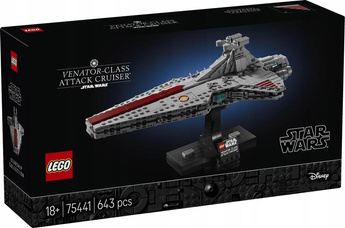 KLOCKI LEGO STAR WARS 75441 Krążownik szturmowy typu Venator, zestaw +18