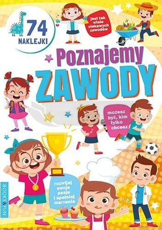 Kolorowanka. Poznajemy Zawody z naklejkami