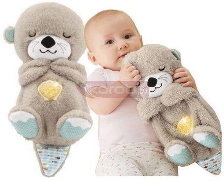 FISHER PRICE PRZYTULANKA WYDRA SZUMIĄCY USPOKAJACZ dla maluszka +0 m-cy FXC66