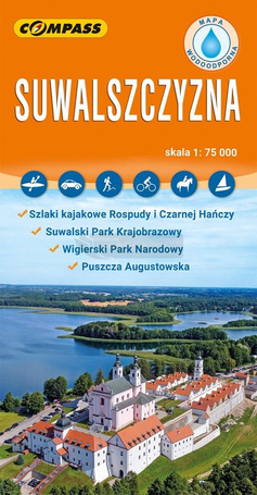 Mapa turystyczna - Suwlaszczyzna laminowana