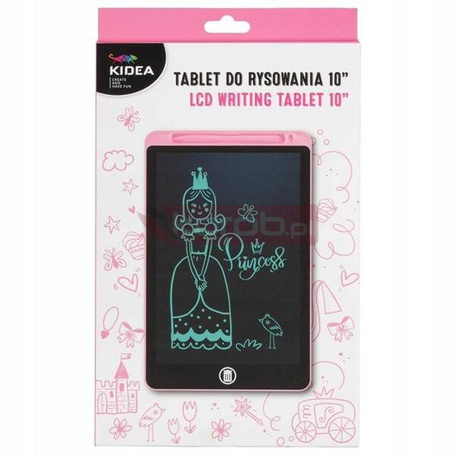 KIDEA DUŻY TABLET LCD do rysowania 10'' różowy 5590