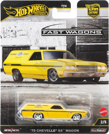 HOT WHEELS PREMIUM CAR CULTURE FAST WAGONS 2/5 '70 Chevelle SS Wagon JBK67