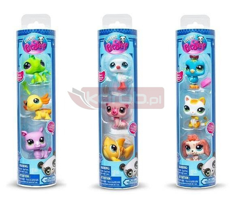 Littlest Pet Shop Zestaw 3 figurek mix