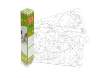 Kolorowanka podłogowa 50x70cm Dinozaur