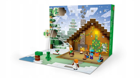 LEGO MINECRAFT 21280 KALENDARZ ADWENTOWY 2025 zestaw klocków dla dzieci 7+