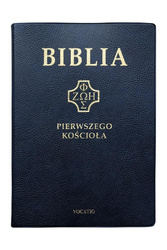 Biblia pierwszego Kościoła granatowa