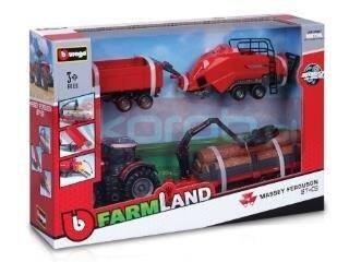 Tractor Gift Set Massey Ferguson 8740S BBURAGO