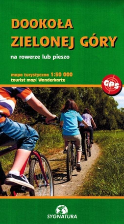 Mapa turystyczna - Dookoła Zielonej Góry