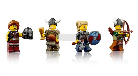 LEGO IDEAS 21343 WIOSKA WIKINGÓW zestaw klocków kolekcjonerski