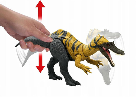 JURASSIC WORLD CHAOS THEORY Dziki ryk, Ceratosuchops, z dźwiękiem JCL66