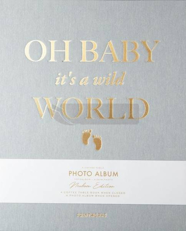Fotoalbum Baby It's a Wild World. Szary