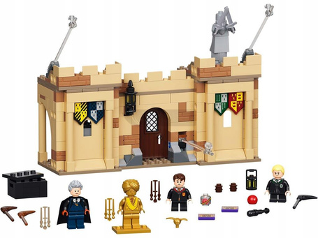 LEGO HARRY POTTER 76395 HOGWART PIERWSZA LEKCJA LATANIA zestaw klocków +7