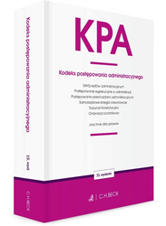 KPA. Kodeks postępowania administracyjnego...