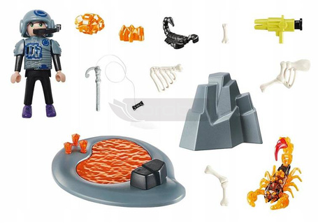 PLAYMOBIL Dino Rise 70909 Walka z ognistym skorpionem