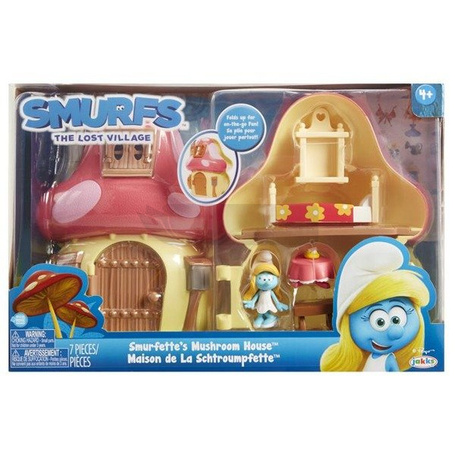 Smerfy domek zestaw z figurką miks