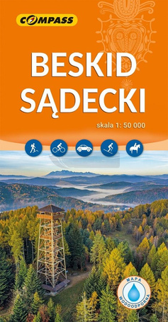 Mapa - Beskid Sądecki 1:50 000