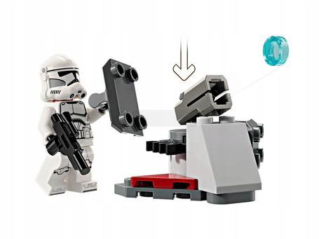 LEGO STAR WARS 75372 ZESTAW BITEWNY Z KLONAMI I DROIDAMI BOJOWYMI +8 lat