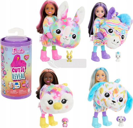 LALKA BARBIE CHELSEA CUTIE REVEAL NIESPODZIANKA zwierzątko HRK42