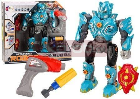 Robot do skręcania światła dźwięk turkusowy