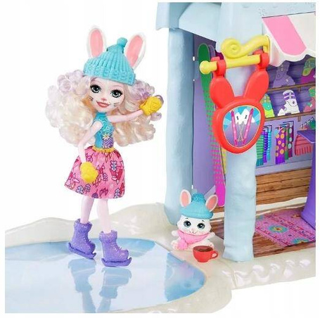 Lalka Enchantimals GJX50 Zimowa chatka