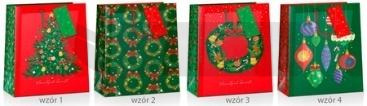 Torba prezentowa Boże Narodzenie 26x12x32cm MIX